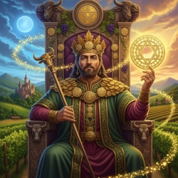 Karta Kráľ pentaklov