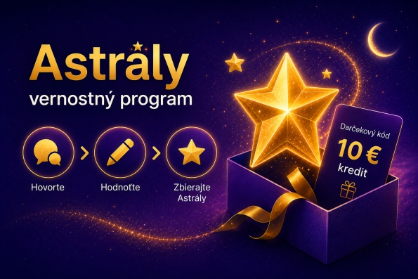 Predstavujeme Astrály - náš nový vernostný program